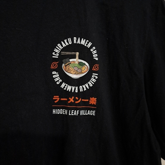 Naruto | hidden leaf village graphic anime men's t shirt - Picture 3 of 8